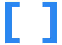 Left and right square bracket characters