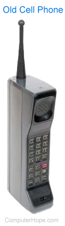 Example of a brick or old cell phone