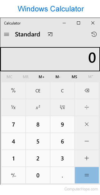 Windows Calculator