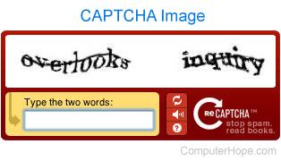 CAPTCHA example