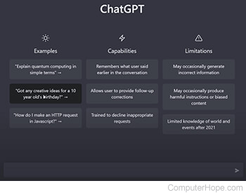 ChatGPT website