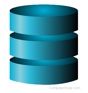 Illustration of a database.