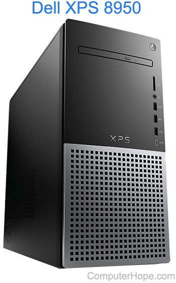 Dell XPS 8950 desktop computer.