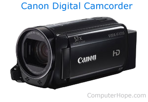 Cannon digital camcorder