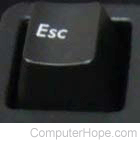 Esc key