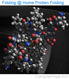 Folding @ Home protein folding example