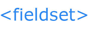 HTML fieldset tag