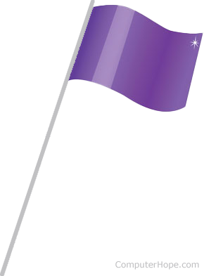 Purple flag