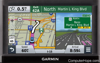 Garmin GPS unit