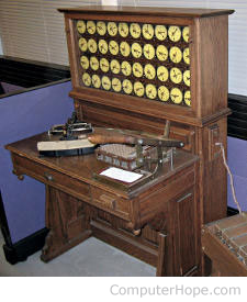 Hollerith tabulating machine