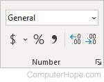 Excel home number