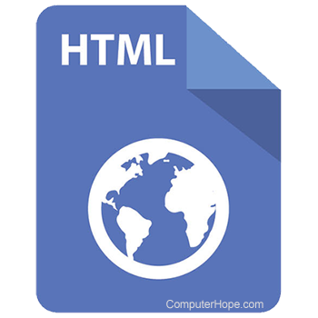 HTML file