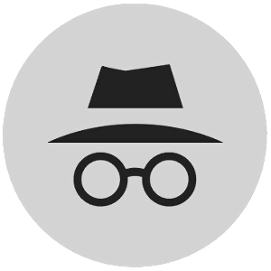 Chrome Incognito Mode logo.