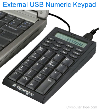 External USB Keypad