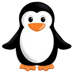 Tux the penguin, Linux mascot.