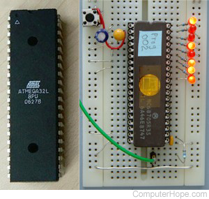 Examples of microcontrollers.