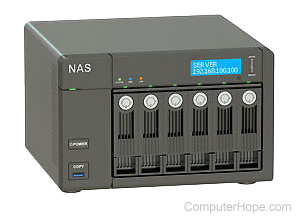 NAS storage device.