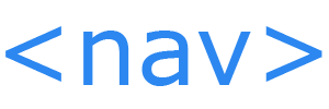 HTML nav tag