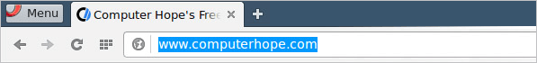 Opera address bar in Debian 8 Linux