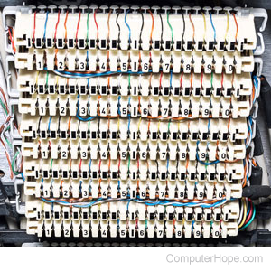 PBX switch board