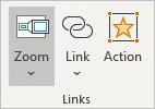 powerpoint insert links