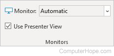 Powerpoint Slide Show monitors