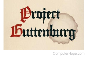 Project Gutenberg logo