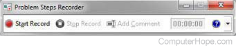 Windows 7 Problem Steps Recorder
