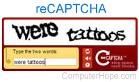 ReCAPTCHA example