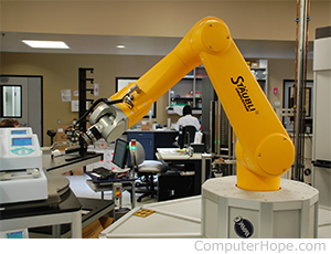 Automated robotic arm