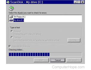 Microsoft Windows scandisk