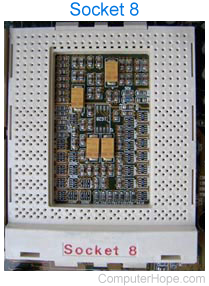 Socket 8 processor socket