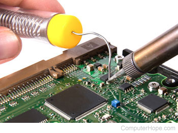 Soldering circuit board