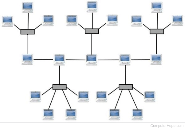 Star-Bus hybrid topology