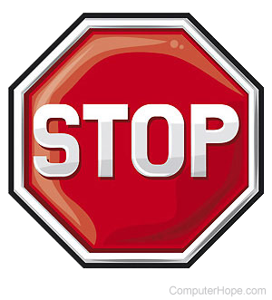 Stop sign