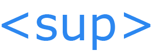 HTML sup tag