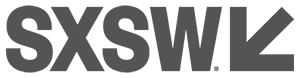 Black SXSW logo