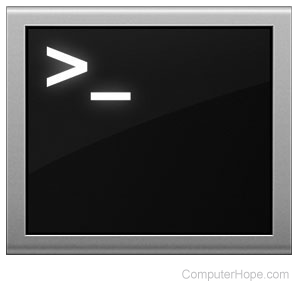 Command-line prompt.