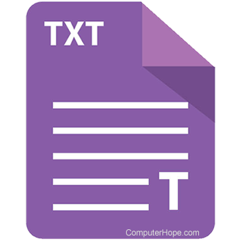 TXT file icon