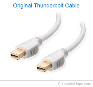 Thunderbolt cable