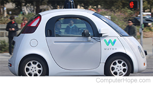 Waymo self-driving car