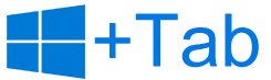 Windows key+Tab keyboard shortcut
