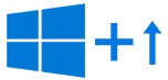 Windows key+up keyboard shortcut