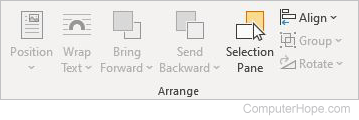 Word layout arrange